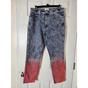 Vtg Jordache High Rise Skinny  Leg Blue Jeans Womens Denim 31x28 Acid Wash